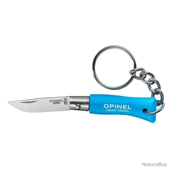 Couteau Porte-Cl�s Opinel Inox N�02 - Lame 35mm - Bleu