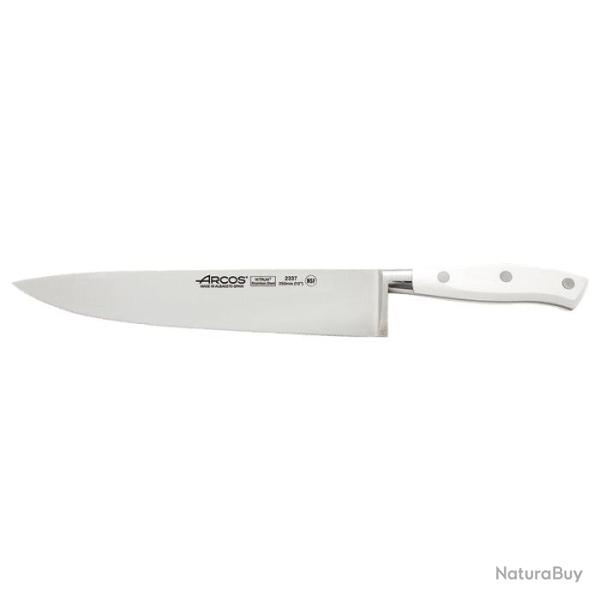 Couteau Arcos Riviera - Chef 150mm / Noir - 250mm / Blanc