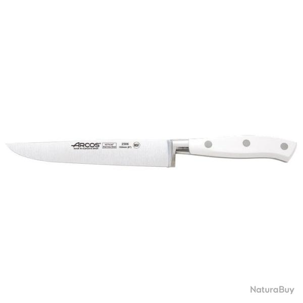 Couteau Arcos Riviera - Dcouper - Lame 150mm Noir - Blanc