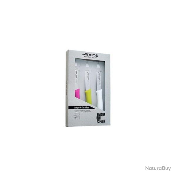 Set 3 Couteaux Arcos Nova Office - Lame 100mm Default Title