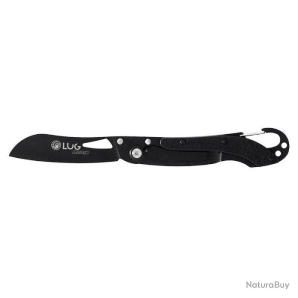 Couteau Lug SP2T - Lame 74mm Noir - Noir