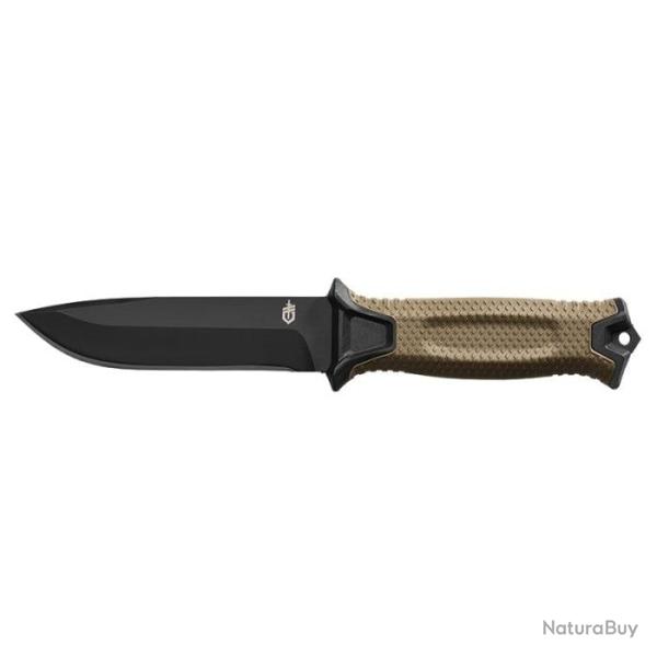 Couteau Gerber Strongarm - Lame 122mm Noir / Mixte - Coyote / Lisse