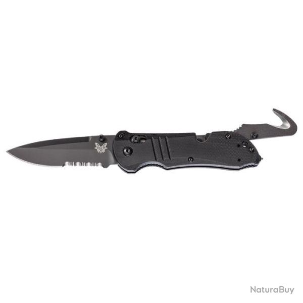 Couteau Benchmade Tactical Triage Black Mixte - Lame 89mm Default Tit