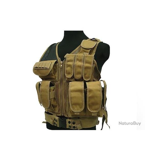VESTE TACTIQUE MESH TAN S&T ARMAMENT