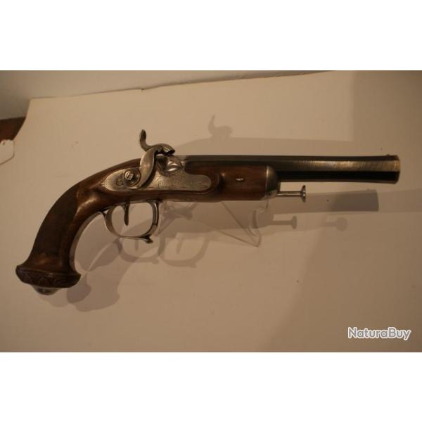 PISTOLET a percussion de TALABERT LAMOTTE en T.B.E