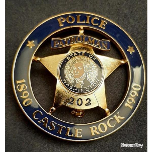 Insigne Castle Rock Washington State Patrolman
