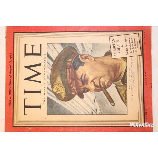 Revue Time european Edition du 13 Aout 1945 No7 : Lemay of the B-29S et22