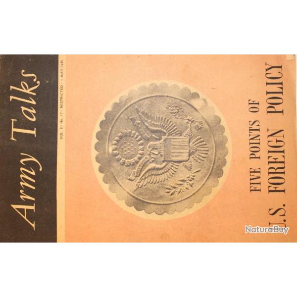 livret Army Talks Vol III No17, Restricted 1 May 1945 et22