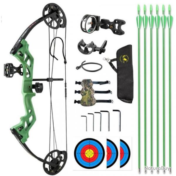 KIT DEBUTANT ARC COMPOUND TOPOINT M3 - VERT