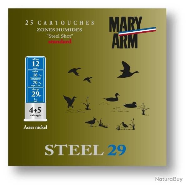 Cartouche MARY ARM STEEL 29 Cal.12