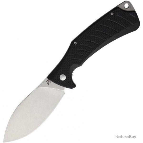 Couteau REVO Ness Black Lame Acier D2 Manche G10 IKBS Linerlock CLip REV008BLK