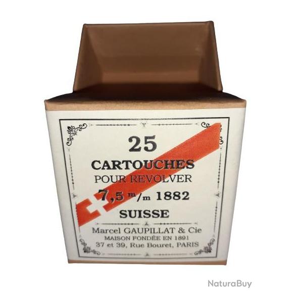 7,5 mm Mle 1882 ou 7,5mm Suisse: Reproduction boite cartouches (vide) GAUPILLAT 8704688