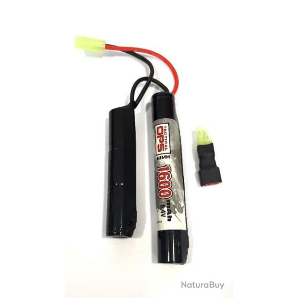 BATTERIE NIMH 8.4V 2/3A1600P L3L4 TACTICAL OPS