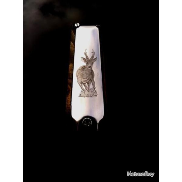 Plaque de magasin de Mauser 98 grav�e.