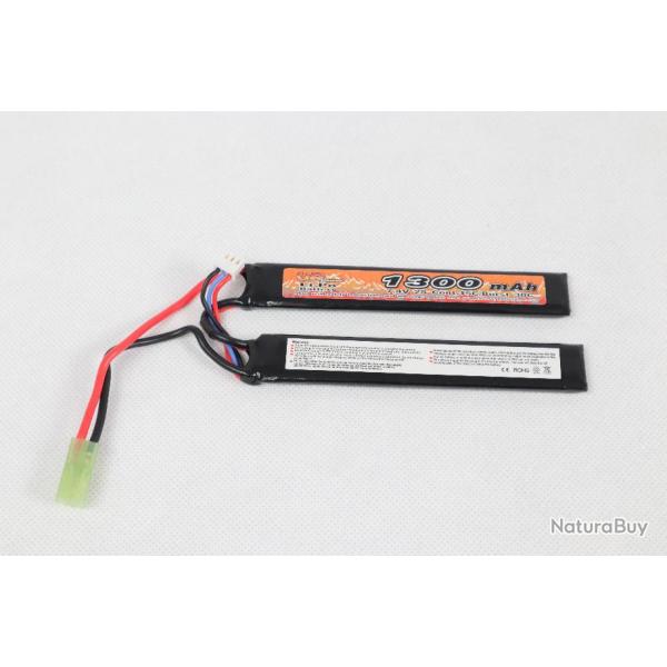 BATTERIE LI-PO 7.4V 1300MAH 2 STICKS