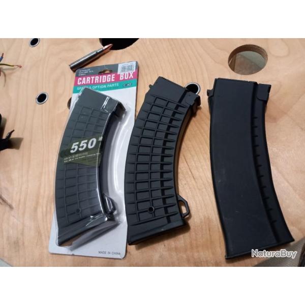 Chargeurs neuf , Hi-cap pour Ak airsoft