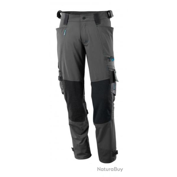 Pantalon de travail avec poches genouill�res MASCOT� ADVANCED 17079-311 Anthracite fonc� 82 cm (Stan
