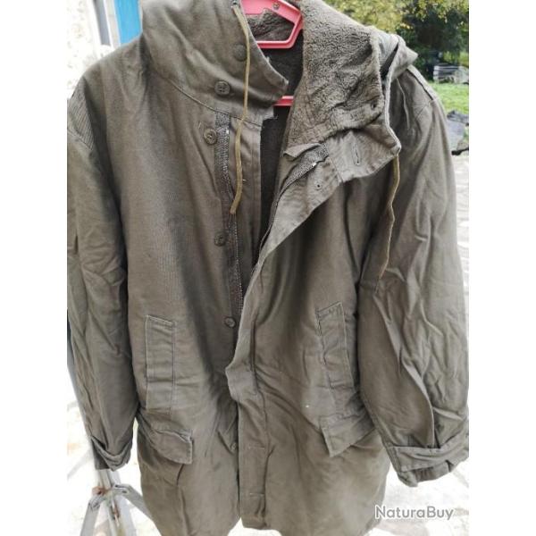 Manteau parka arm�e allemande occasion tr�s chaud Taille 54