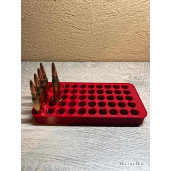 Plateau de rechargement rouge optimis� pour les cartouches de 6.5 creedmoor
