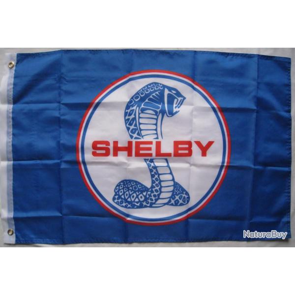 DRAPEAU  USA  FORD SHELBY COBRA 60X90cm Ref.53