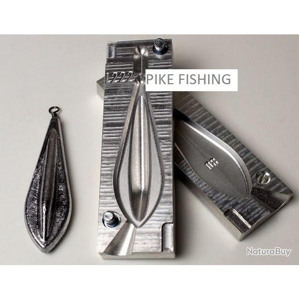 Moule � plomb  TRILOBE 60g usin� commande num�rique - Pikefishing