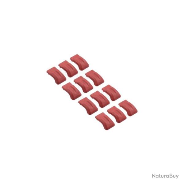 Pads caoutchouc pour chargeurs drum AW Customs rouge