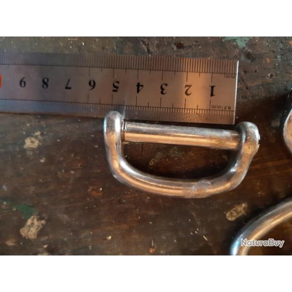 Boucles de fixation des suspentes sur les �l�vateurs de parachute TAP 660 661 672 696 501 ...