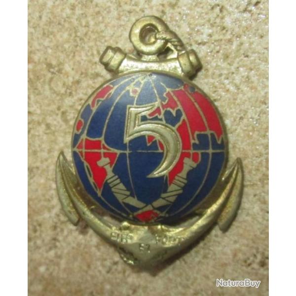 5 R.I.A.O.M, type 2, bleu fonc,dos guilloch ond, G.2249 en haut