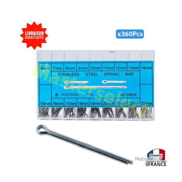 360 goupilles axe barre tige de maillon bracelet pour restauration MONTRE 6-23mm