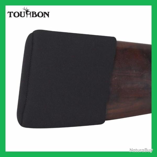 tampon de recul antidrapant, ajustable, protecteur de crosse de fusil