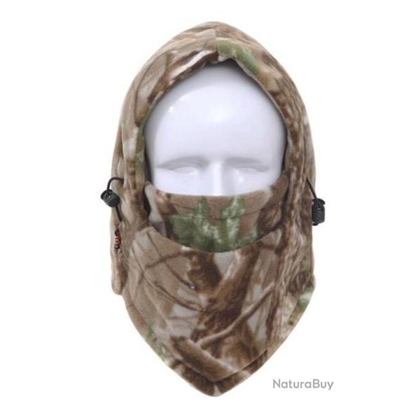 Cagoule polaire camo