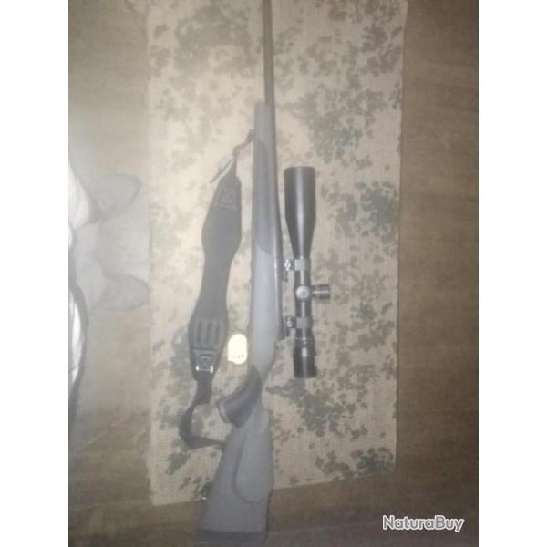 carabine weatherby vanguard 243 win vendu avec la lunette