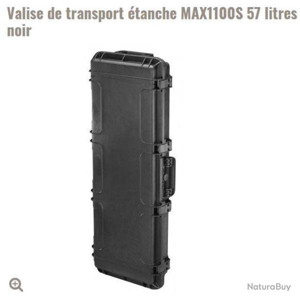 Valise de transport �tanche MAX1100S 57 litres noir