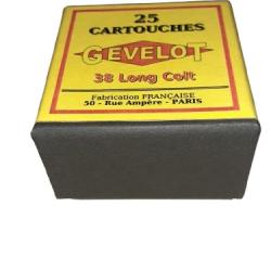 38 LC (Long Colt): Reproduction boite munitions (vide) GE 8727552