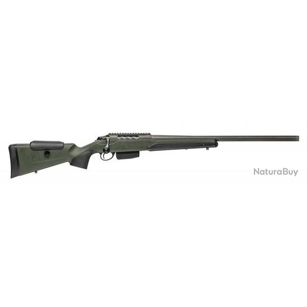 CARA. � VERROU TIKKA T3X SUPER VARMINT TUNGSTEN CERAKOTE VERT CAL. 6,5X55 SE DROITIER 5+1CPS 51CM C