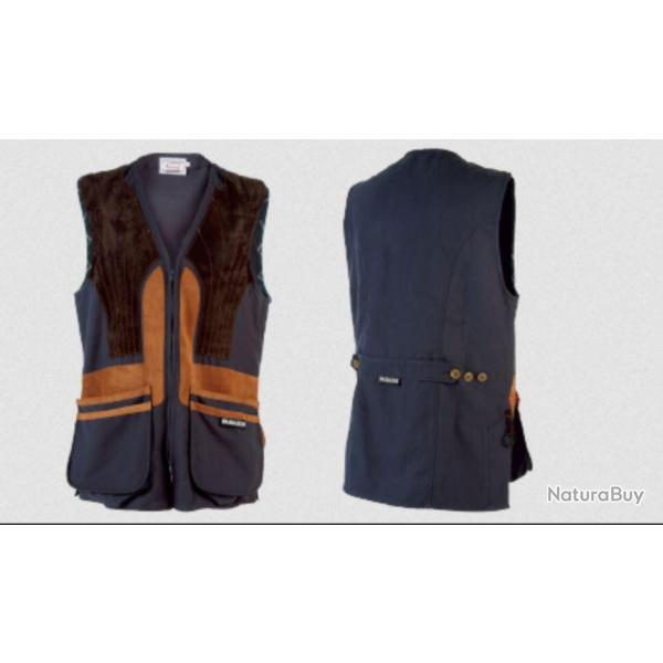 GILET DE TIR FABARM superlative hiver bleu ambidextre
