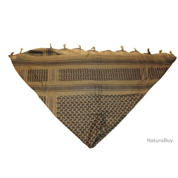 Foulard / Ch�che coton Mil-Tec vert - noire