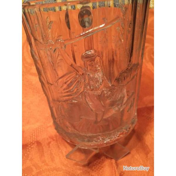 Verre  bire ancien grande dimension