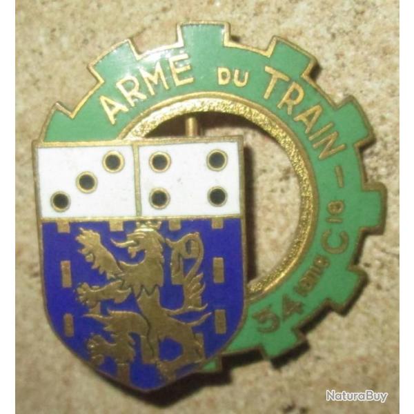 34� Compagnie de Camp, Arme du Train, domino, dos guilloch� dor�