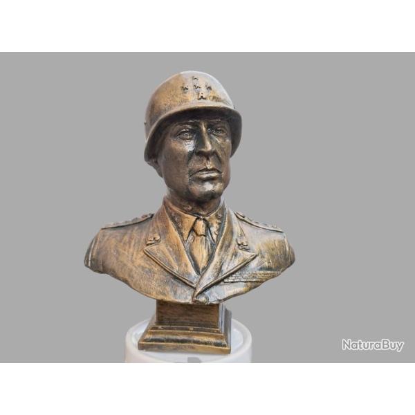 Buste artisanal du G�n�ral Patton
