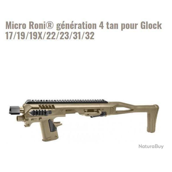 Micro Roni g�n�ration 4 tan pour Glock 17/19/19X/22/23/31/32