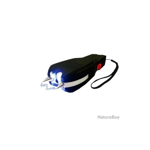SHOCKER LAMPE UX HIGH POWER STUNSHOCK - 5 000 000 VOLTS NOIR 17CM USB + ALARME