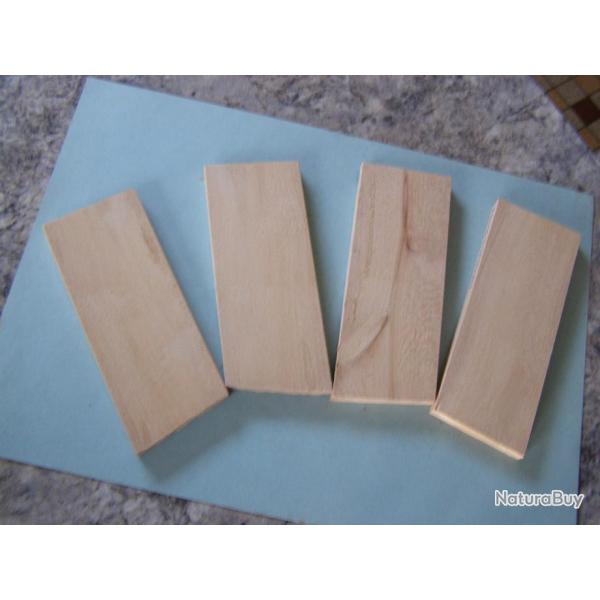 EBAUCHES LAURIER PALME_03 (8.5x50x120) POUR  PLAQUETTES DE CROSSE OU MANCHES DE COUTEAUX