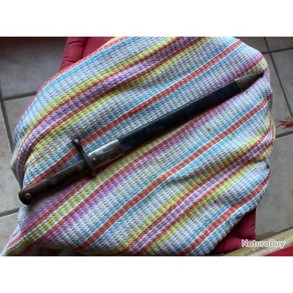 Ba�onnette d'origine inconnue, pas de prix de r�serve