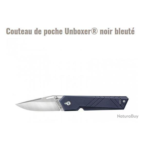 Couteau de poche TB outdoor Unboxer� noir bleut� vert ou rouge