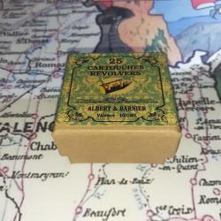 7 mm Broches (Albert & Barnier - Valence): Reproduction boite munitions (vide) AB 8736562