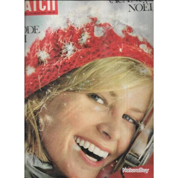 paris match 664 sp�cial vacances noel, la mode ski 62, l'ile du vrai robinson, kennedy � caracas