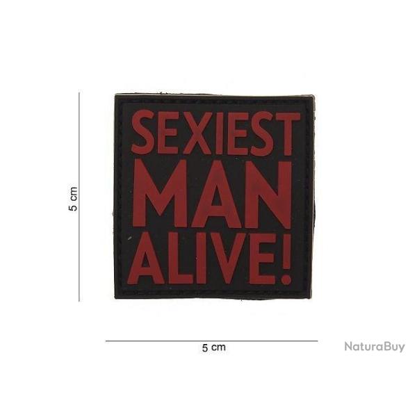 Patch 3D PVC Sexiest Man Alive Rouge (101 Inc)