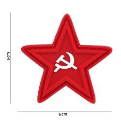 Patch 3D PVC Etoile Rouge / Marteau et Faucille (101 Inc)