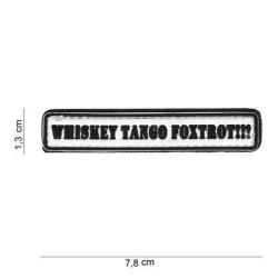 Patch 3D PVC Whiskey Tango Foxtrot (101 Inc)